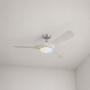VENTILADOR DE TECHO SATURNO 54" INTERIOR/EXTERIOR CON LED INTEGRADO GRIS