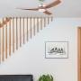 VENTILADOR DE TECHO VULCANO 52" PARA EXTERIOR CON LED INTEGRADO NÍQUEL