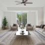 VENTILADOR DE TECHO DRINET 52" PARA INTERIOR CON LED INTEGRADO BRONCE