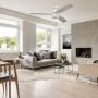 VENTILADOR DE TECHO ELISEO 52" PARA INTERIOR CON LED INTEGRADO BLANCO