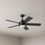 VENTILADOR DE TECHO VAYU 52" PARA EXTERIOR CON LED INTEGRADO NEGRO