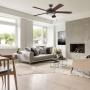 VENTILADOR DE TECHO VENDAVAL 52" PARA INTERIOR CON LED INTEGRADO BRONCE