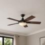 VENTILADOR DE TECHO ALTANO 52" PARA INTERIOR CON LED INTEGRADO BRONCE