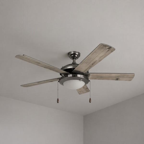 VENTILADOR DE TECHO VENDAVAL 52" PARA INTERIOR CON LED INTEGRADO METÁLICO