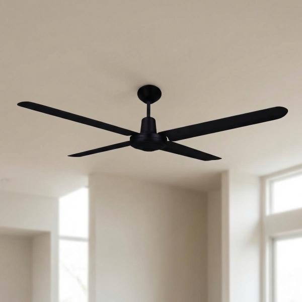 VENTILADOR DE TECHO RAFAGA 56" PARA EXTERIOR NEGRO