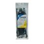 CINCHO PARA CABLES ELÉCTRICOS DE NYLON REUSABLE DE BOLITAS 172 MM NEGRO 50 PIEZAS