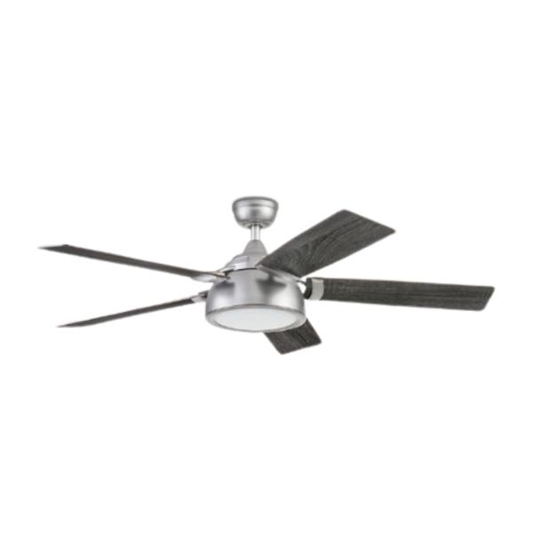 VENTILADOR DE TECHO ODIN 52" PARA INTERIOR CON LED INTEGRADO NÍQUEL