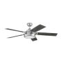 VENTILADOR DE TECHO ODIN 52" PARA INTERIOR CON LED INTEGRADO NÍQUEL