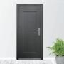 PUERTA EXTERIOR DE SEGURIDAD 13 PASADORES 95 X 215 CM IZQUIERDA GRIS OXFORD MATE