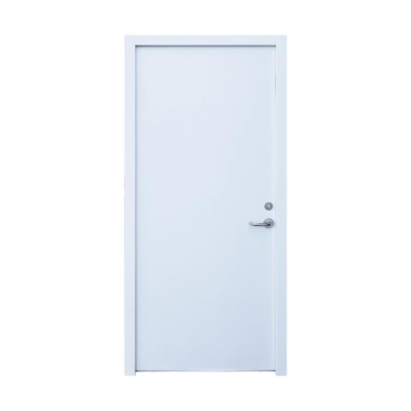 PUERTA EXTERIOR MULTIUSOS REFORZADA 2 PASADORES 95 X 213 CM IZQUIERDA BLANCO