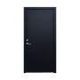PUERTA EXTERIOR MULTIUSOS REFORZADA 2 PASADORES 95 X 213 CM DERECHA NEGRO LÁMINADO