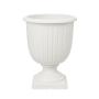 MACETA DE POLIETILENO TIPO COPA MEDIANA BLANCA 39.9 CM