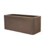 MACETA DE POLIETILENO RECTANGULAR GRANDE BRONCE 80 X 38 CM PARA EXTERIOR