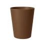 MACETA DE POLIETILENO CÓNICA MEDIANA BRONCE 32 CM PARA EXTERIOR
