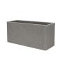 MACETA DE POLIETILENO JARDINERA RECTANGULAR GRANDE GRANITO 80 CM