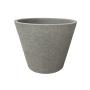 MACETA DE POLIETILENO CÓNICA MEDIANA GRANITO 36 CM