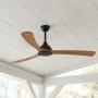 VENTILADOR DE TECHO SPIRAL BREEZE 60" PARA INTERIOR/EXTERIOR NEGRO