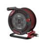 CARRETE CON CABLE DE EXTENSION 14/3 DE 15.24 METROS CON 4 TOMACORRIENTES ATERRI