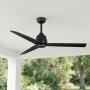 VENTILADOR DE TECHO SANDRO 56" LED INTEGRADO PARA INTERIOR/EXTERIOR NEGRO