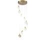 CANDIL MODERNO LED INTEGRADO DE 9 LUCES CON DETALLES EN VIDRIO, 27W, 1350LM, 3000K