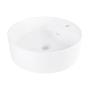 OVALÍN PARA BAÑO BLANCO REDONDO 40 X 40 CM 1 TALADRO