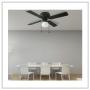 VENTILADOR DE TECHO LITTLETON 42" PARA INTERIOR NEGRO