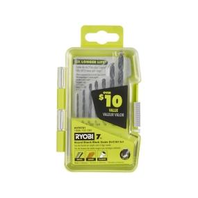 SET DE BROCAS DE ÓXIDO NEGRO CON VÁSTAGO REDONDO (7 PIEZAS)