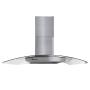 CAMPANA DE COCINA DE PARED 90 CM ACERO INOX CON FILTRO LAVABLE