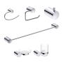 KIT DE 6 ACCESORIOS FORTUM ACABADO CROMO