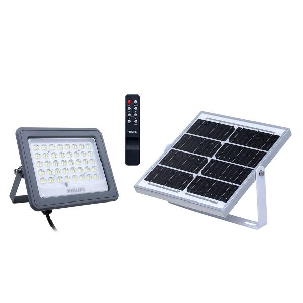 REFLECTOR SOLAR TIPO PROYECTOR 6 W GRIS 1 PIEZA