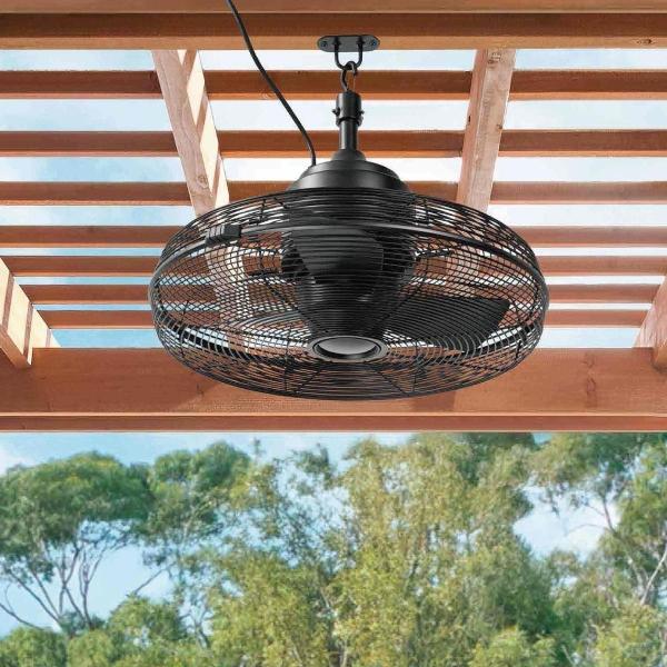 VENTILADOR DE TECHO CONYER 20" PARA INTERIOR/EXTERIOR NEGRO