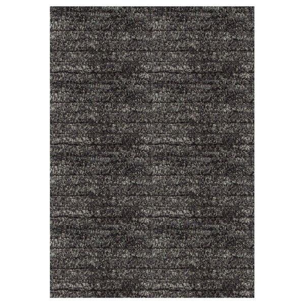 TAPETE PARA SALA POLIÉSTER 160 X 230 CM GRIS MUY SUAVE AL TACTO