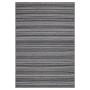 TAPETE PARA SALA POLIPROPILENO Y POLIÉSTER 120 X 170 CM GRIS TEJIDO PLANO RESISTENTE