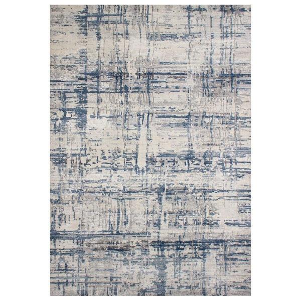 TAPETE PARA SALA VISTA BLUE POLIPROPILENO 200 X 290 CM AZUL FÁCIL MANTENIMIENTO