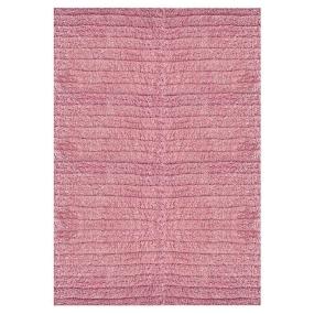 TAPETE PARA SALA POLIÉSTER 120 X 170 CM ROSA MUY SUAVE AL TACTO