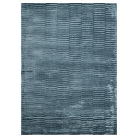 TAPETE PARA SALA VISCOSA 160 X 230 CM AZUL SUAVE Y ELEGANTE