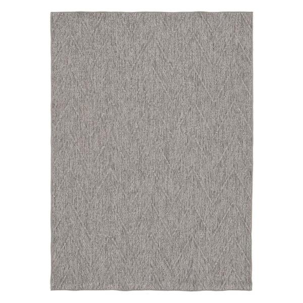 TAPETE PARA SALA SILVER POLIPROPILENO 120 X 170 CM GRIS RESISTENTE AL DESGASTE