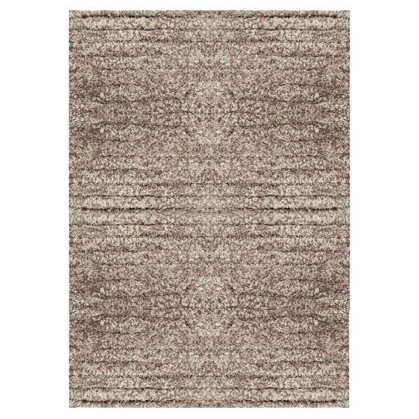 TAPETE PARA SALA POLIÉSTER 160 X 230 CM BEIGE MUY SUAVE AL TACTO