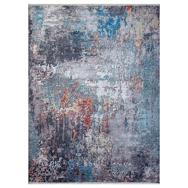 TAPETE PARA SALA ALGODÓN 200 X 290 CM MULTICOLOR DOBLABLE
