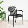 SILLA NEGRA PLASTICA