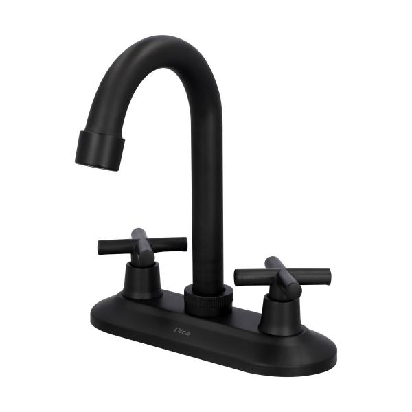 LLAVE PARA LAVABO DUOMANDO NEGRO MATE ECOLÓGICA