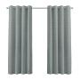 cortina black out embossed two pack gris metal 134x213cm