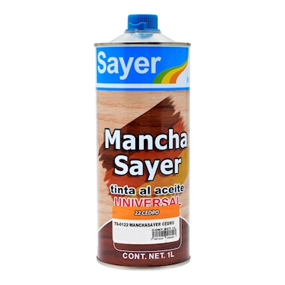 TINTA PARA MADERA AL ACEITE MATE INTERIOR CEDRO 1 L