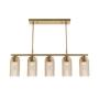 LÁMPARA COLGANTE LINEAR BEVERLY GLEN 5 FOCOS JASMINE ROTH