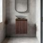 MUEBLE PARA BAÑO FLOTANTE ECO 18" MILÁN MDP AGLOMERADO CON LAVABO