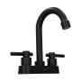 LLAVE PARA LAVABO DUOMANDO DE NEGRO MATE ECOLÓGICA