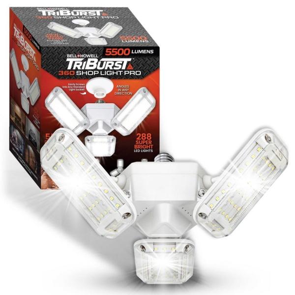 LÁMPARA DE TECHO LED SOBREPONER AJUSTABLE BLANCO LUZ FRÍA PARA INTERIOR