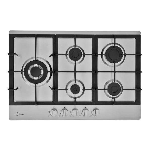 PARRILLA GAS 76 CM TRIPLE FLAMA ACERO INOX
