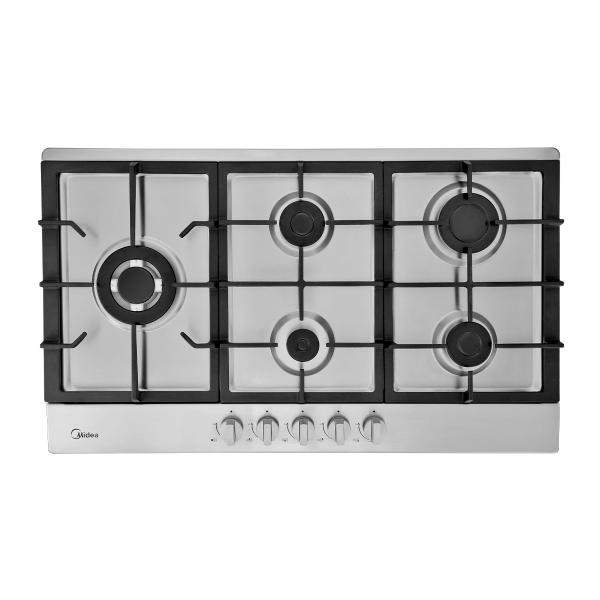 PARRILLA GAS 90 CM TRIPLE FLAMA ACERO INOX