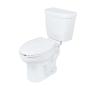 SANITARIO DE DOS PIEZAS KUUN REDONDO 4.8 L BLANCO DESCARGA ECOLÓGICA